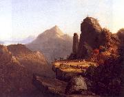 Thomas Cole Scene from The Last of the Mohicans Germany oil painting artist